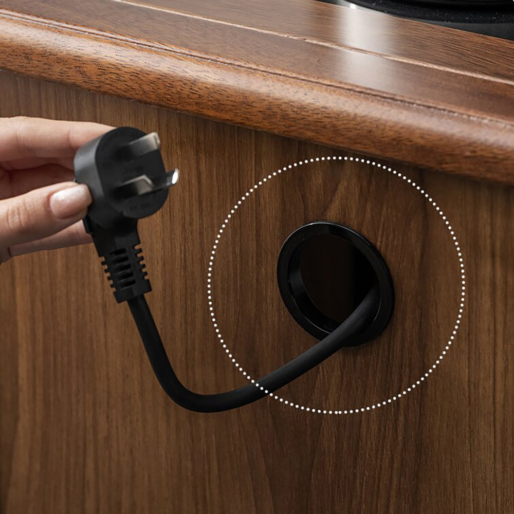 Multi-functional Walnut Movable Tea Table